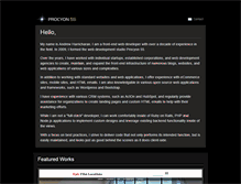 Tablet Screenshot of procyon55.com